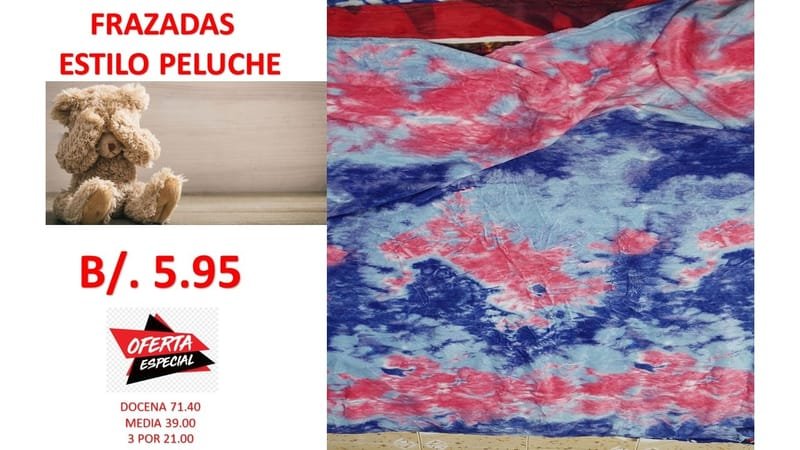 FRAZADAS ENTREGA INMEDIATA