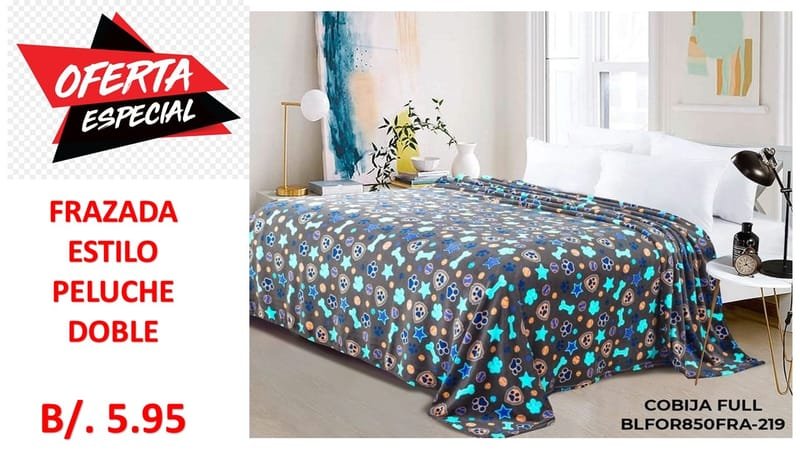 FRAZADAS ENTREGA INMEDIATA