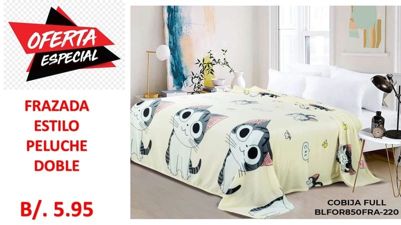 FRAZADAS ENTREGA INMEDIATA