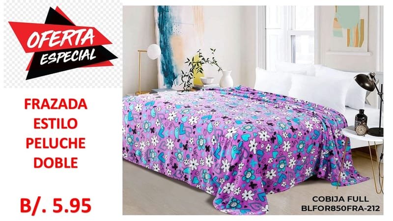 FRAZADAS ENTREGA INMEDIATA