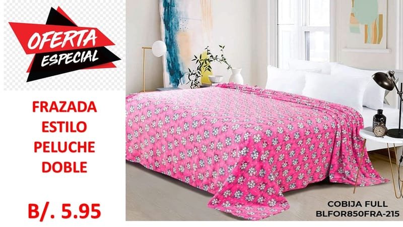 FRAZADAS ENTREGA INMEDIATA