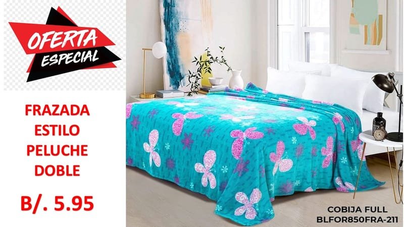 FRAZADAS ENTREGA INMEDIATA