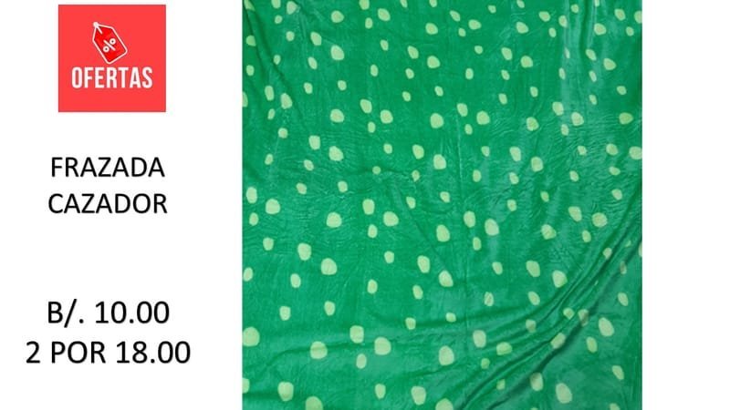 FRAZADA DOBLE  CAZADOR