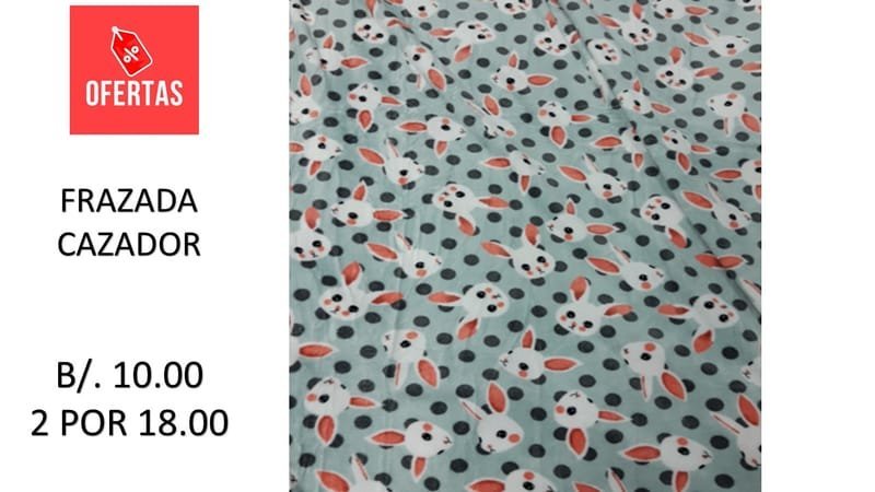 FRAZADA DOBLE  CAZADOR