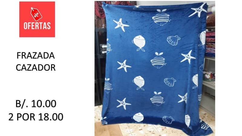 FRAZADA DOBLE  CAZADOR