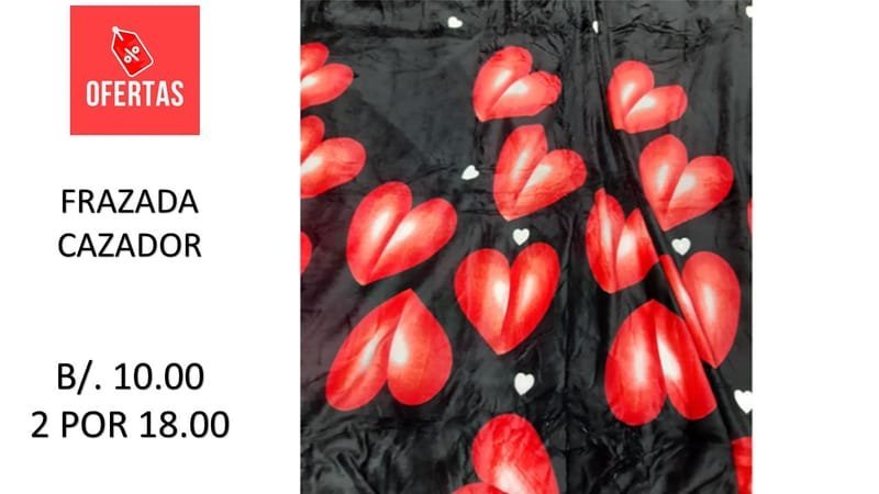 FRAZADA DOBLE  CAZADOR