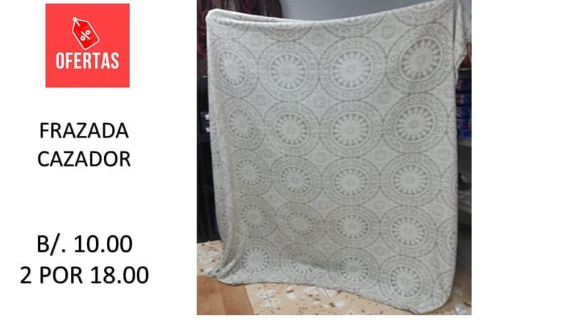 FRAZADA DOBLE  CAZADOR