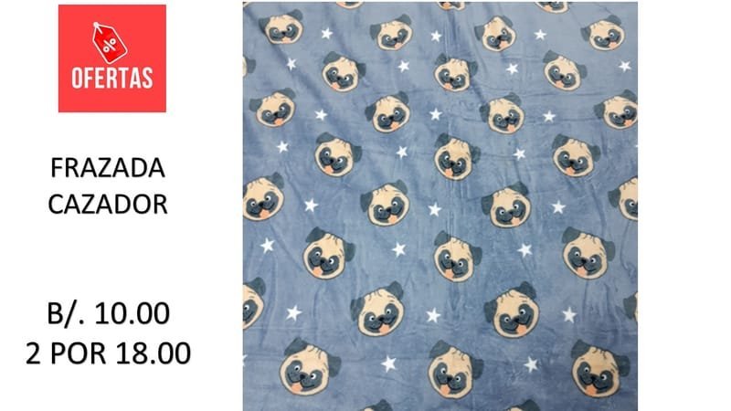 FRAZADA DOBLE  CAZADOR