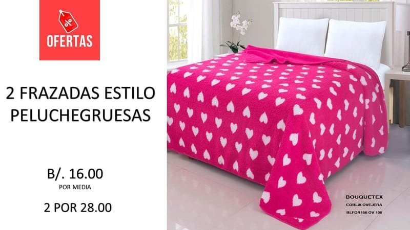 FRAZADA GRUESA DOBLE