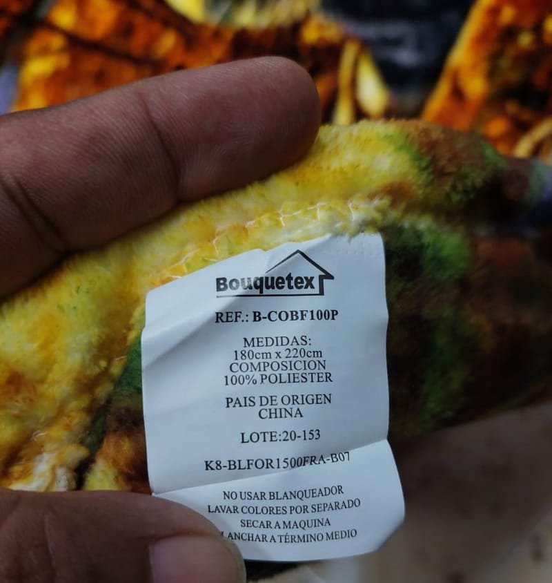 FRAZADA GRUESA DOBLE