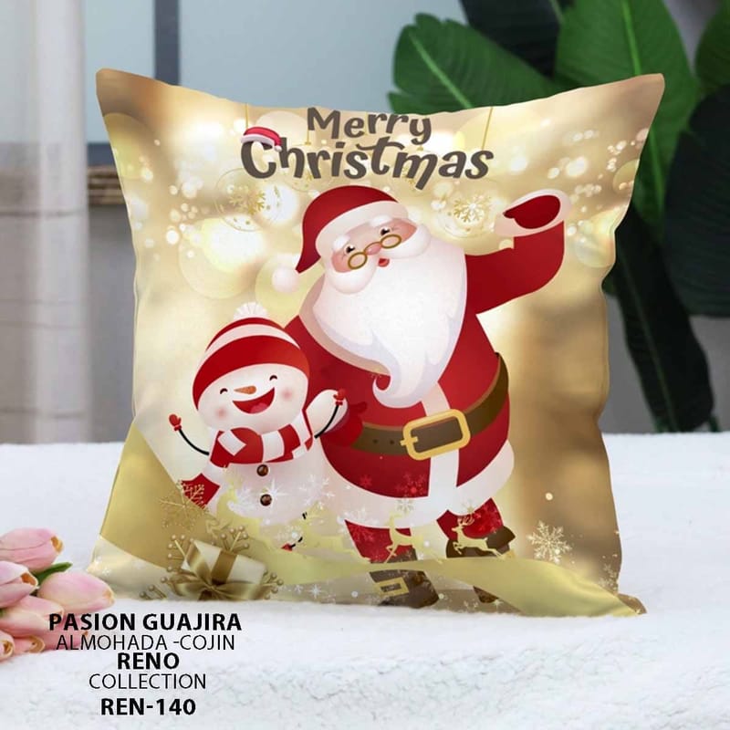 cojin navideño si nluz