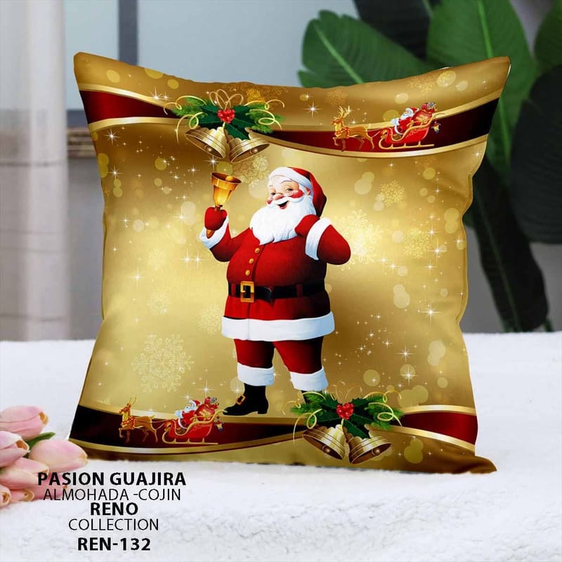 cojin navideño si nluz