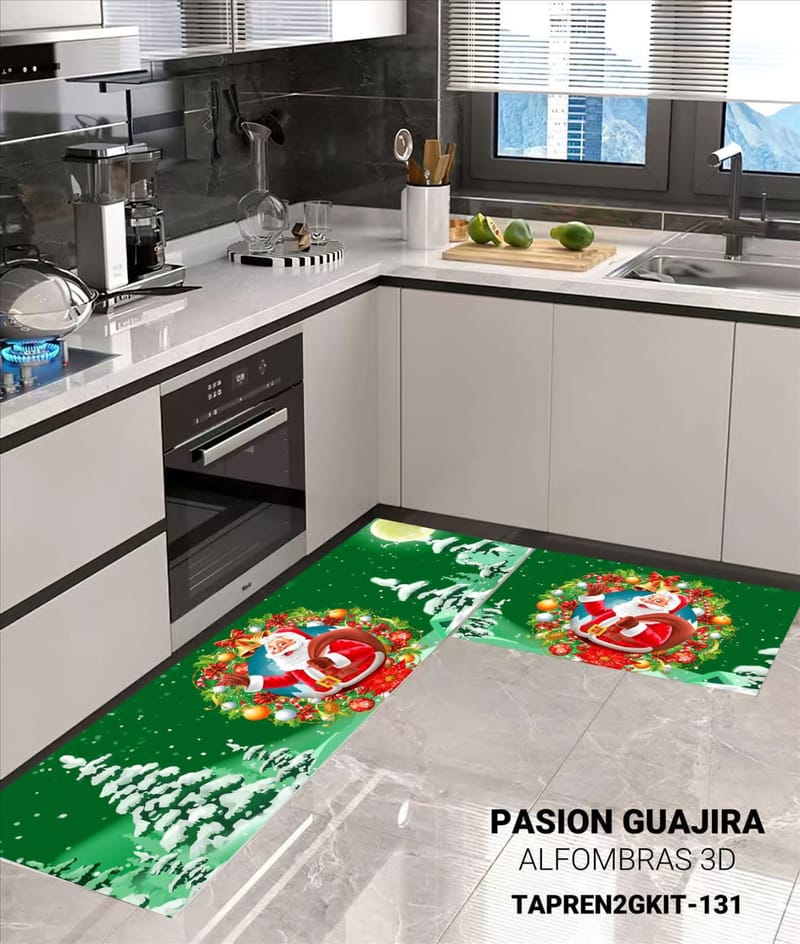 juego de alfombra de cocina