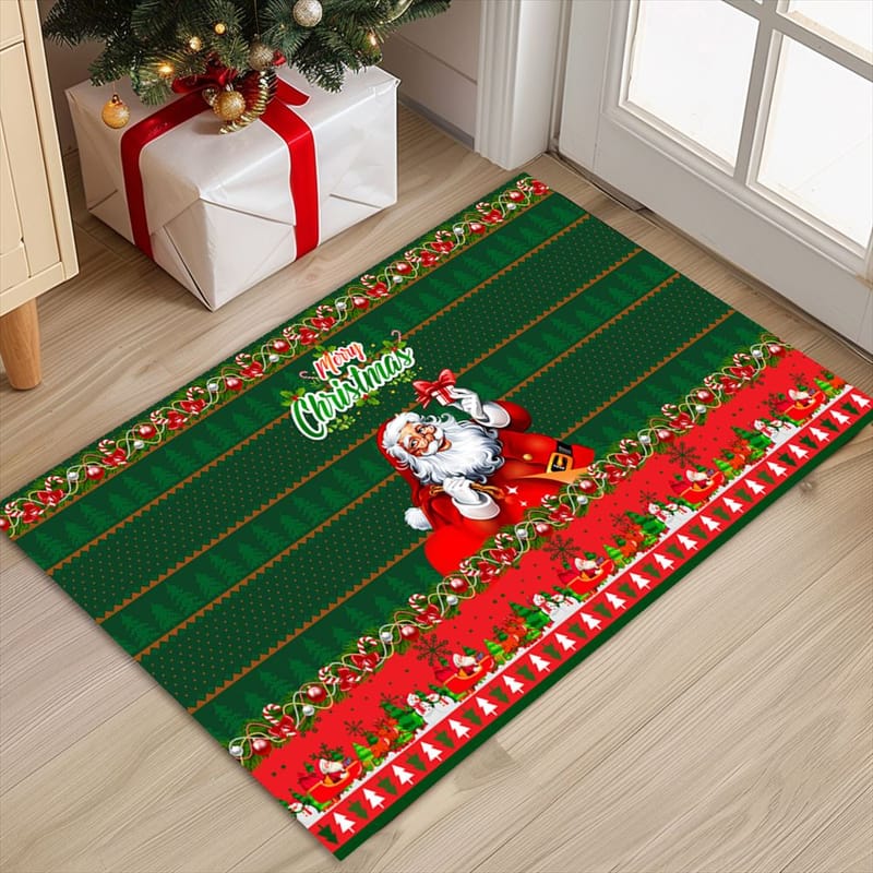 alfombra navideñoa 50 cm por 80 cm