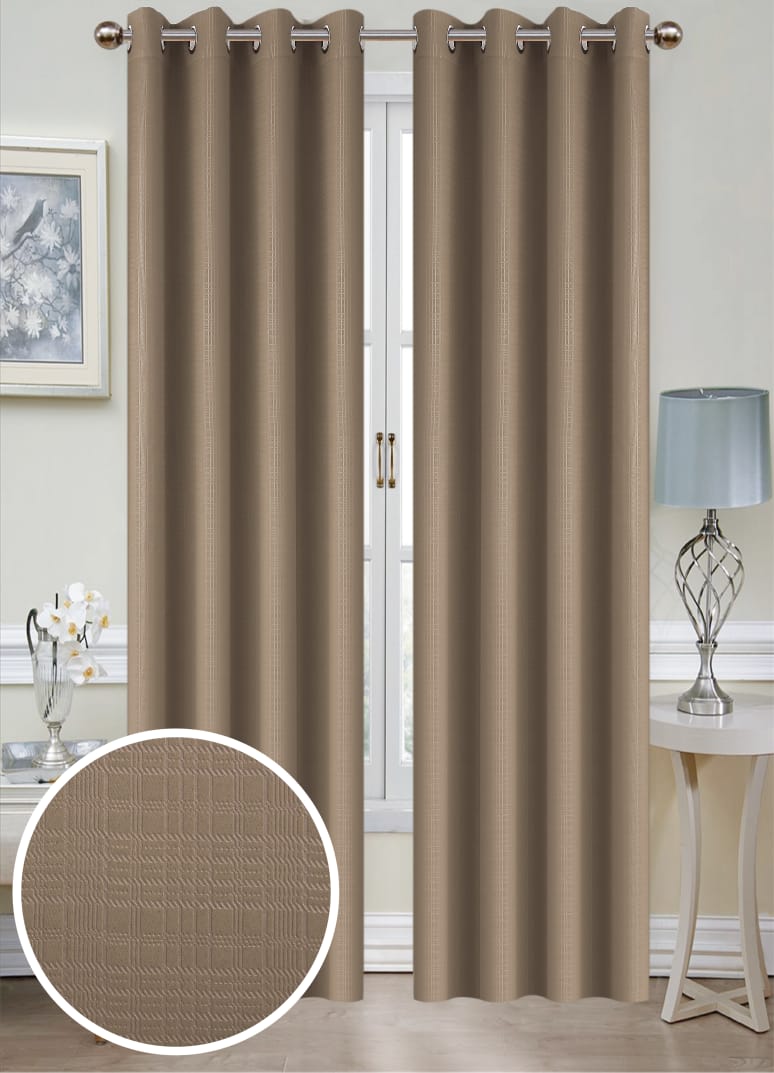 cortina 2 paños blackout