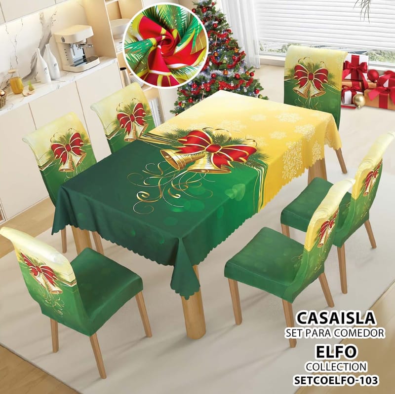 set de comedor 7 puesto