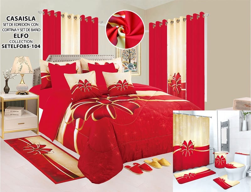 CONFORT NAVIDEÑO DOBLE QUEEN KING