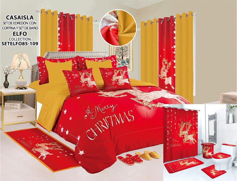 CONFORT NAVIDEÑO DOBLE QUEEN KING