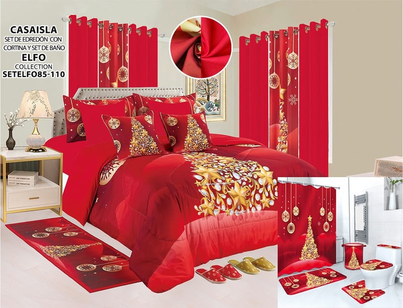 CONFORT NAVIDEÑO DOBLE QUEEN KING