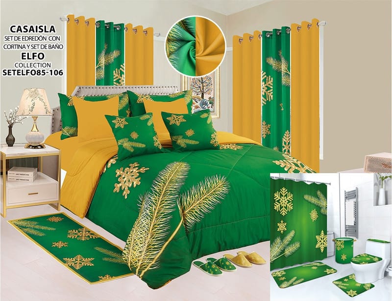 CONFORT NAVIDEÑO DOBLE QUEEN KING