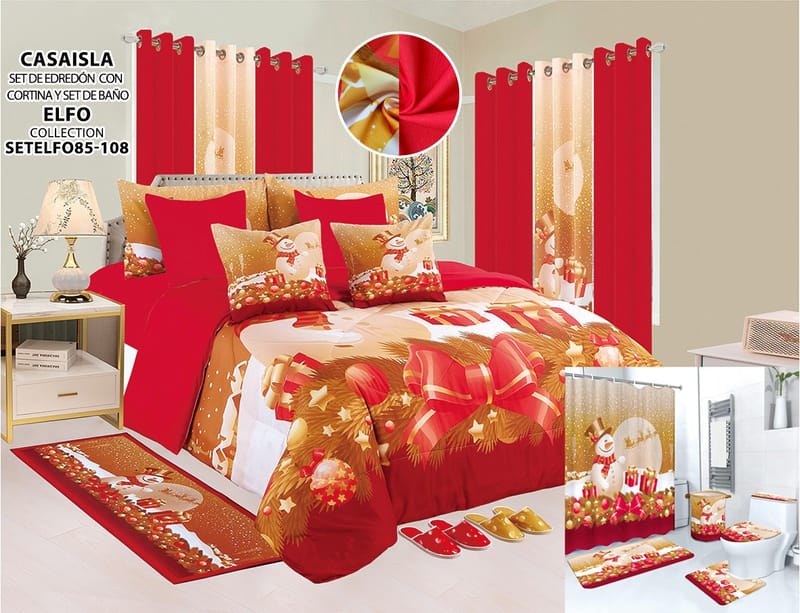 CONFORT NAVIDEÑO DOBLE QUEEN KING