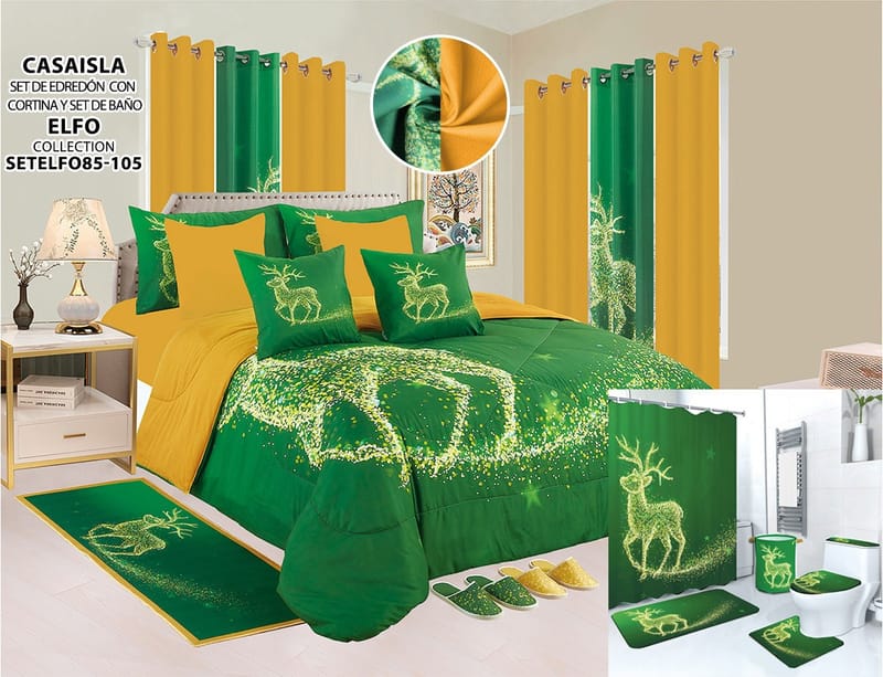 CONFORT NAVIDEÑO DOBLE QUEEN KING