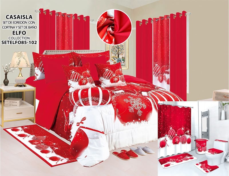 CONFORT NAVIDEÑO DOBLE QUEEN KING