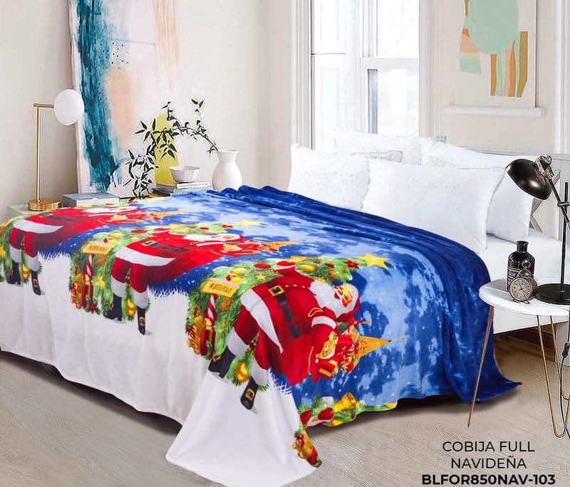 FRAZADA NAVIDEÑA