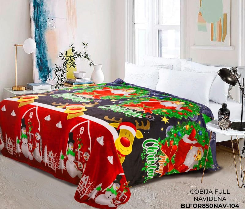 FRAZADA NAVIDEÑA