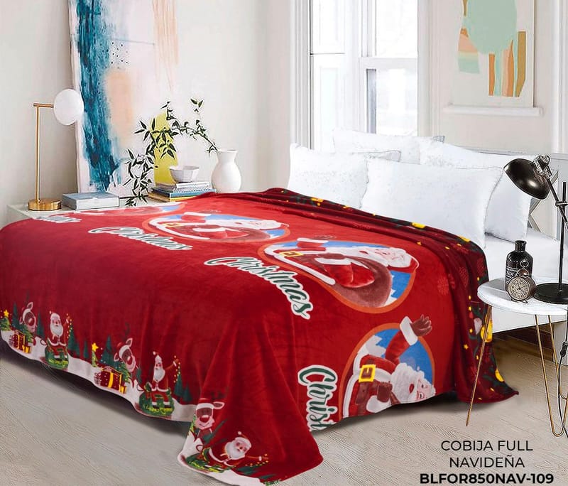 FRAZADA NAVIDEÑA