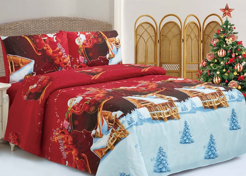 SABANA NAVIDAD TWIN DOBLE QUEEN KING