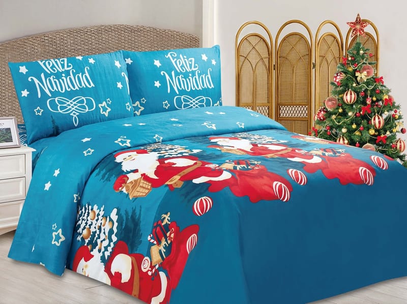 SABANA NAVIDAD TWIN DOBLE QUEEN KING