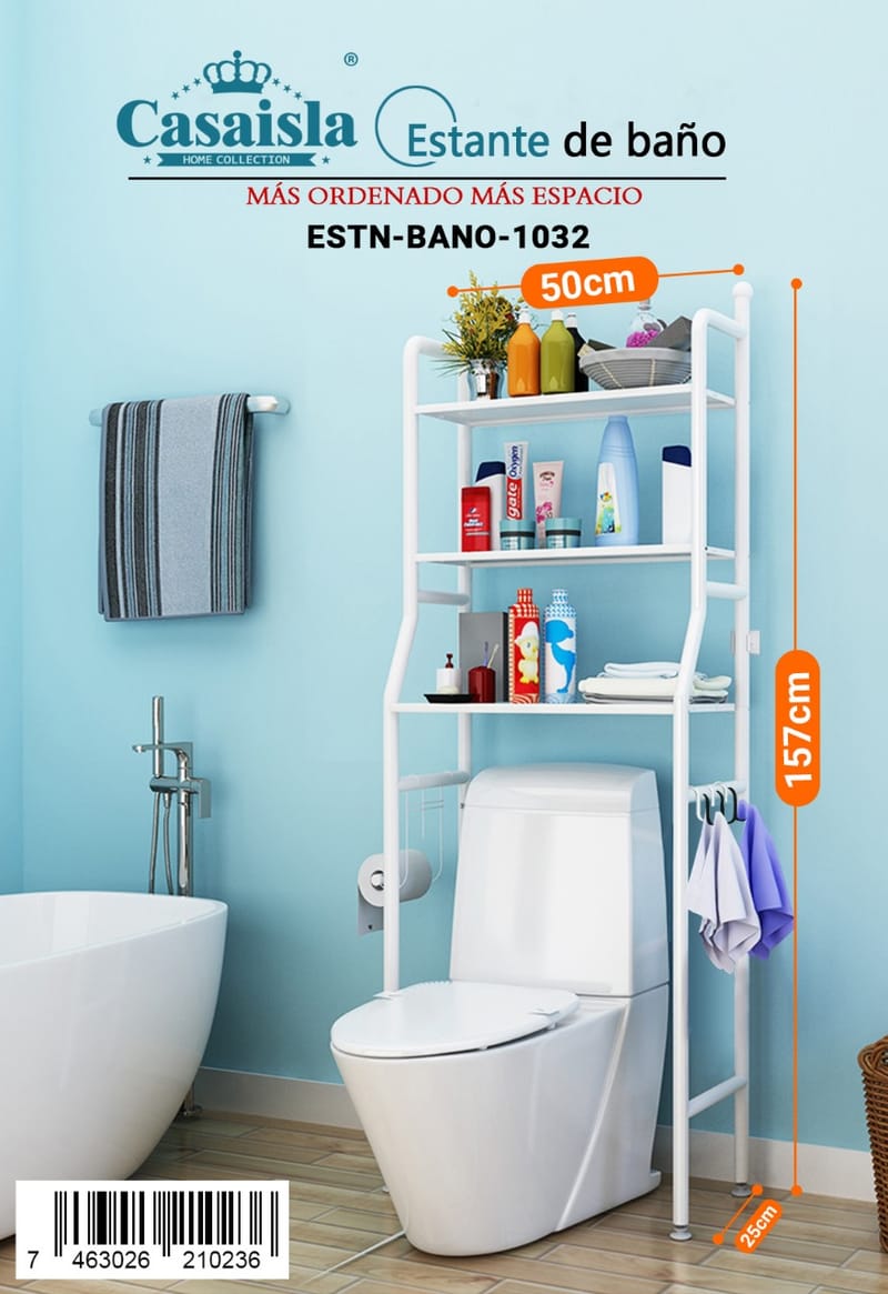 estante de baño