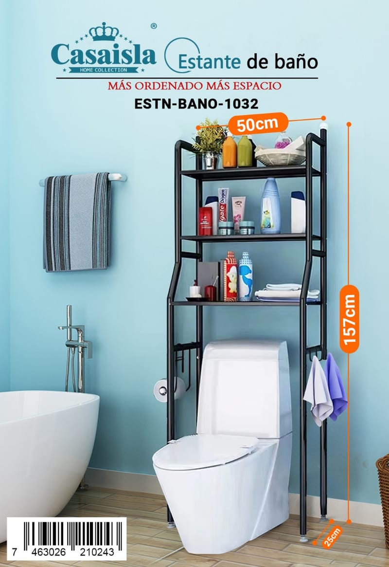 estante de baño