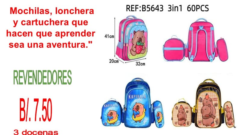 MOCHILAS ESCOLARES