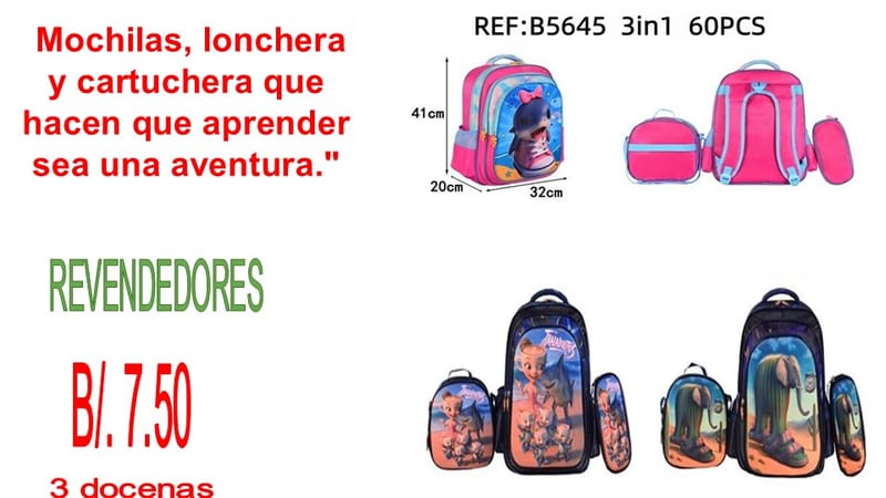 MOCHILAS ESCOLARES