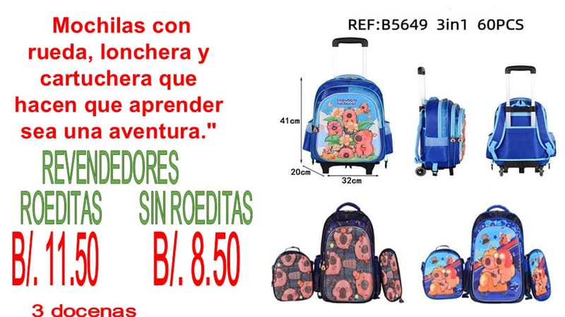 MOCHILAS ESCOLARES