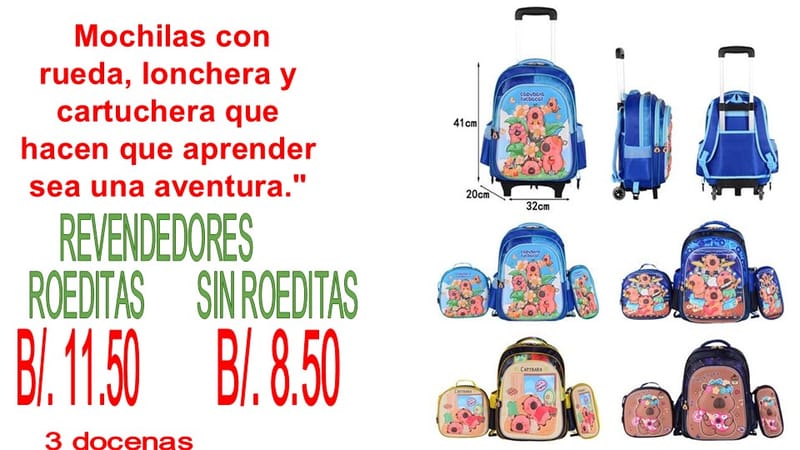 MOCHILAS ESCOLARES