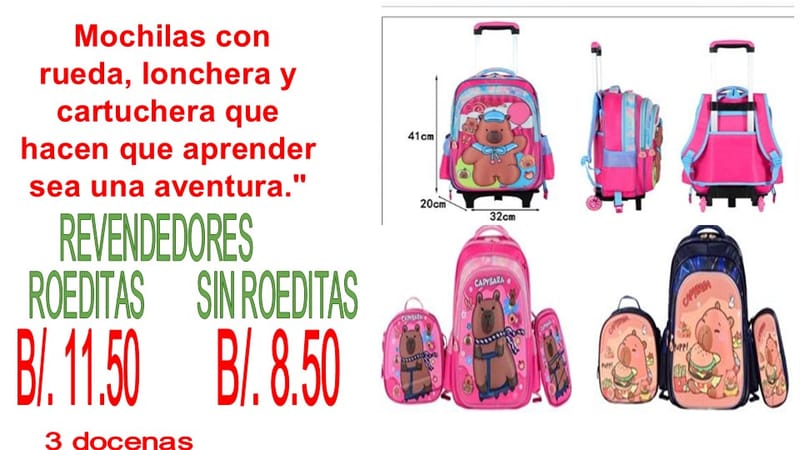 MOCHILAS ESCOLARES