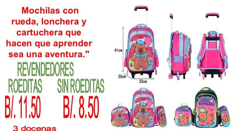 MOCHILAS ESCOLARES