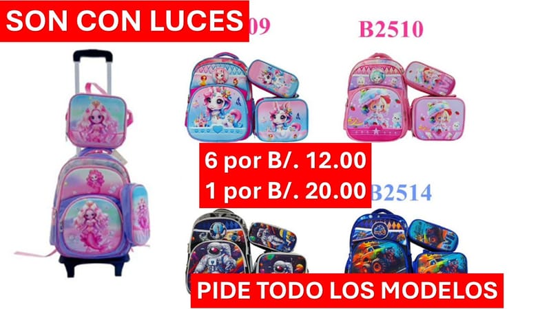 MOCHILAS ESCOLARES
