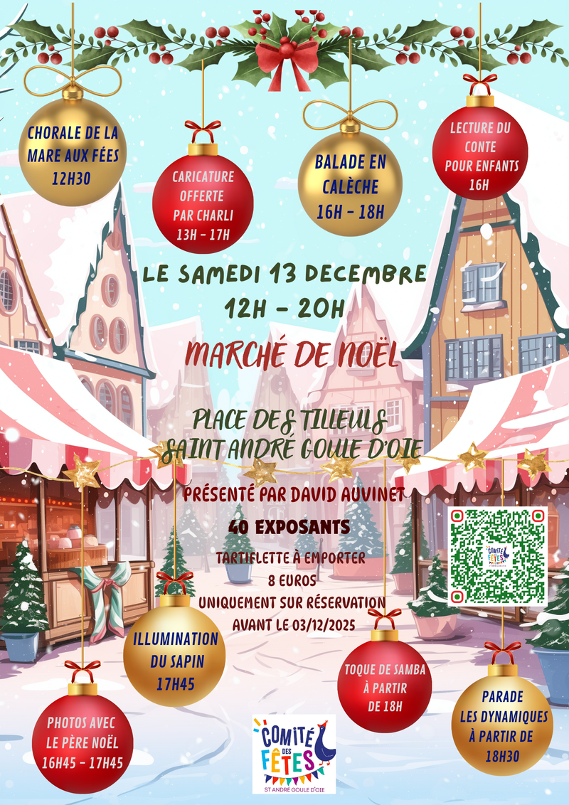 Marché de Noël Saint André Goule d'Oie