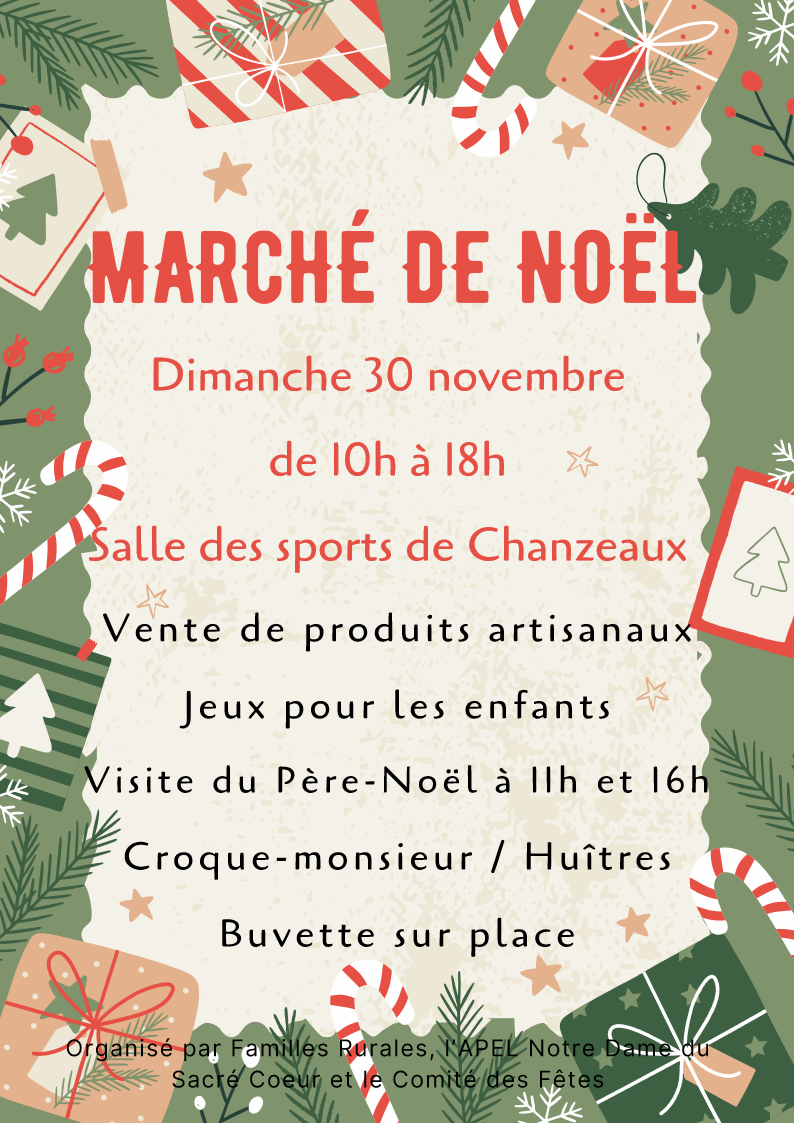 Marché de Noël Chanzeaux