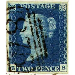 Penny Blue postage stamps