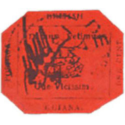 British Guiana 1-cent magenta stamp