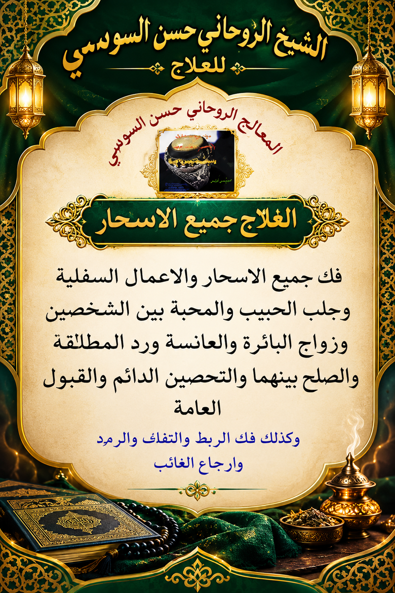 جلب الحبيب الشيخ الروحاني المغربي حسن