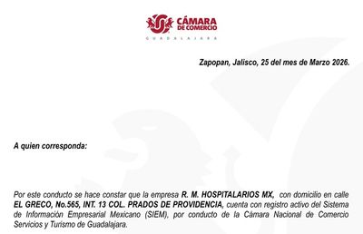 ACERCA DE R. M. y su cercania con camara de comercio