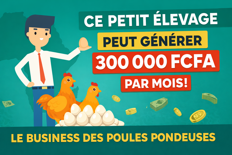 L’élevage de poules pondeuses : un business rentable pour entrepreneurs africains