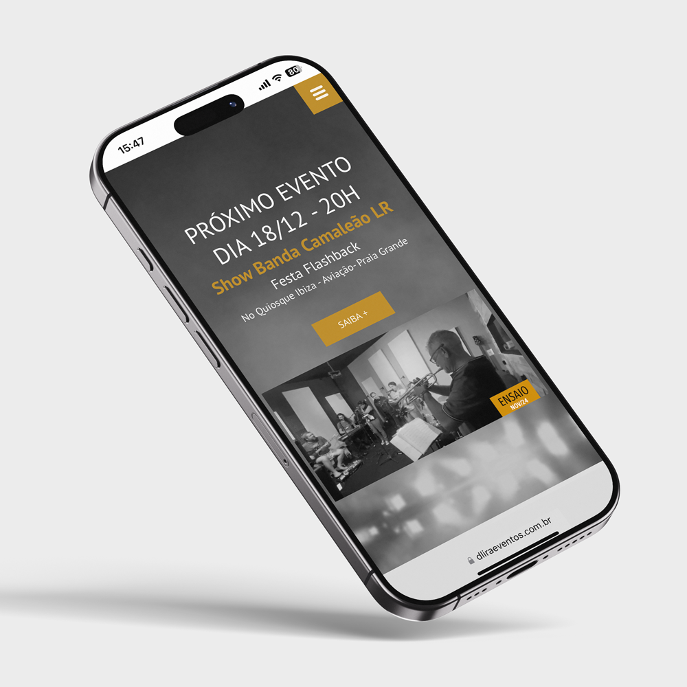 Website portfólio de serviços