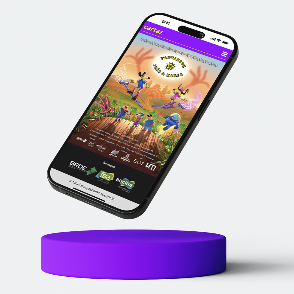 WEBSITE PARA LONGA-METRAGEM